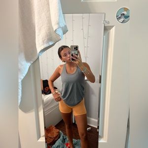 Grey running tank top